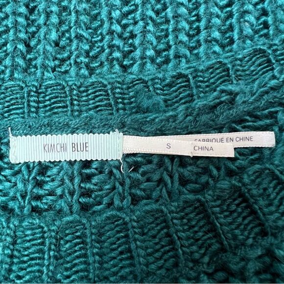 Urban Outfitters Cropped Sweater Hunter Green Size S - Picture 5 of 6